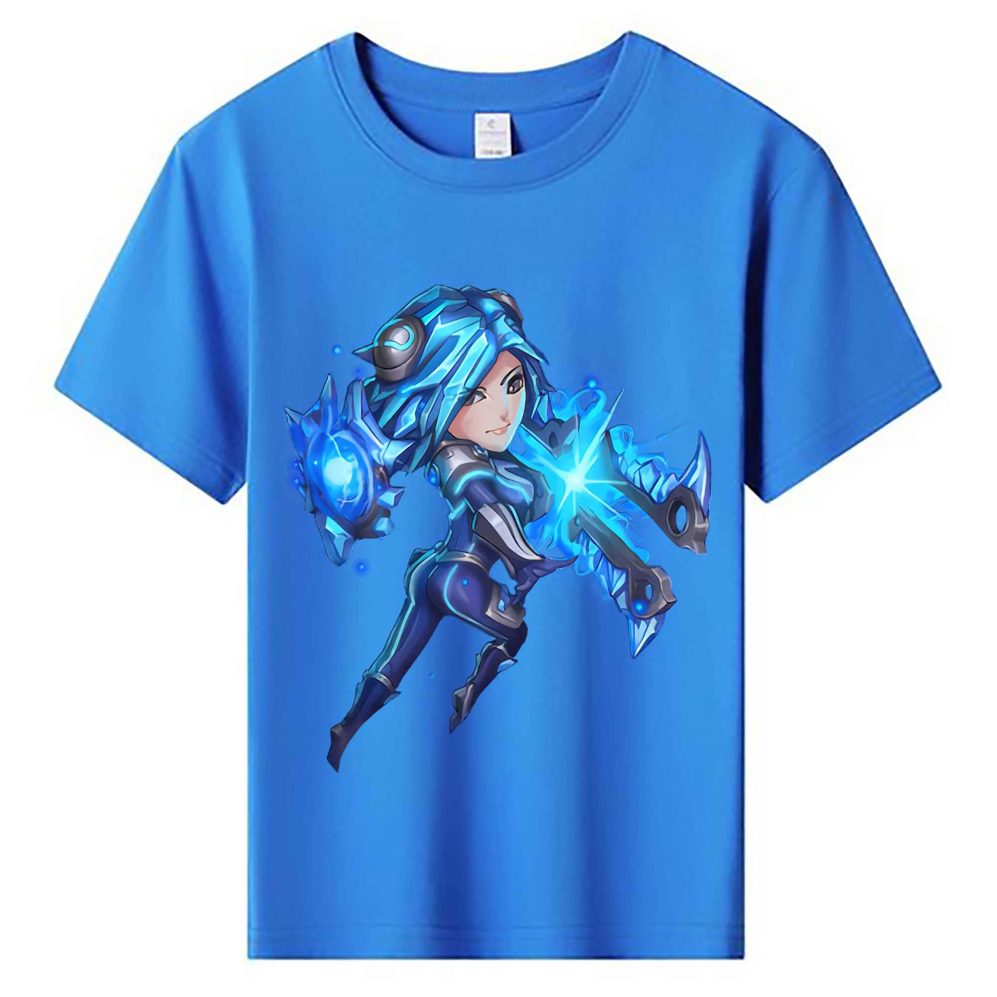 （画像用） リーグ・オブ・レジェンド League of Legends LOL 綿100％キッズTシャツ（フロントプリント）